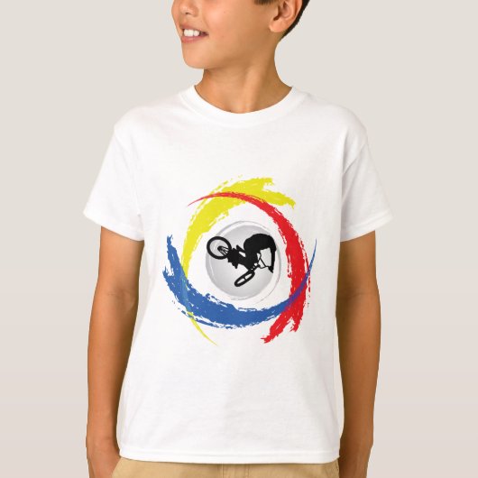 BMX Tricolor Emblem T-shirt (Voorkant)