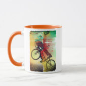 BMX trucfietsenrijder Mok (Links)