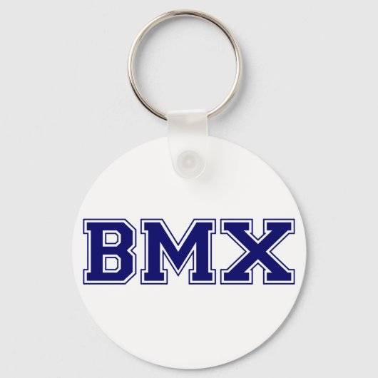 BMX-universitaire stijl Sleutelhanger (Voorkant)