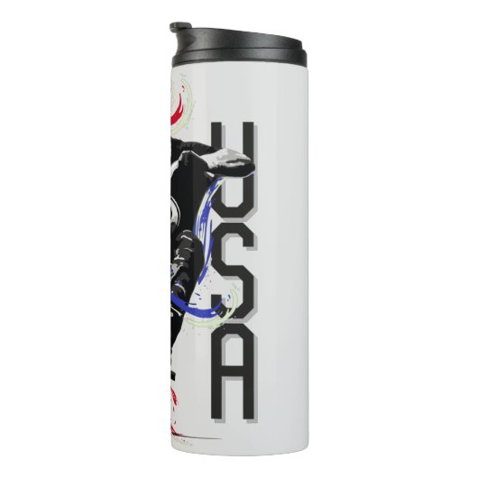 BMX USA America - Bmx Thermal Tumbler Thermosbeker (Geroteerd rechts)