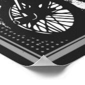 Bmx Usa - Amerikaanse vlag - Bmx Poster (Hoek)