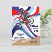 BMX USA Uitnodiging (Staand voorkant)