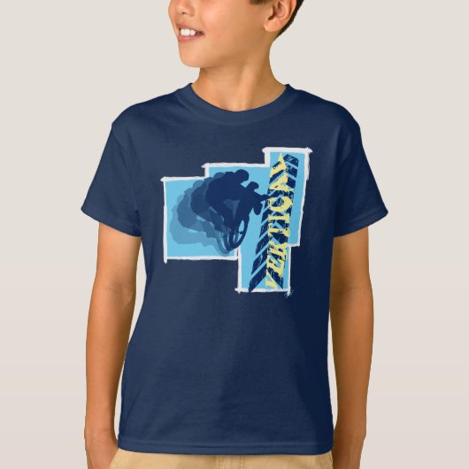BMX Verticaal T-shirt (Voorkant)