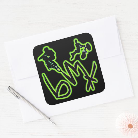 BMX VIERKANTE STICKER (Envelop)