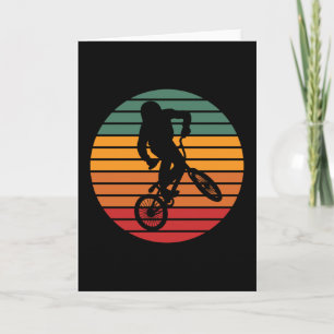 BMX Vintage Freestyle Sport Fiets Cadeau Kaart