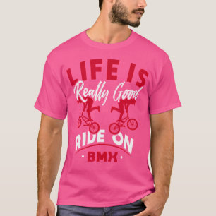BMX Vlag van de VS Funny America Sport Bike T-shirt
