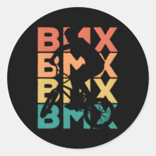 BMX voor BMX rijders Ronde Sticker
