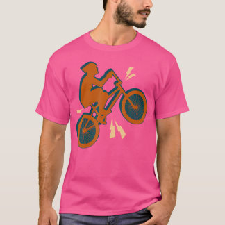 BMX voor fietsers Gratis fiets Kindermotief T-shirt