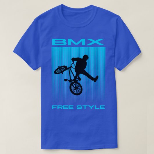BMX VRIJE STIJL 1 BEEN T-SHIRT (Design voorkant)