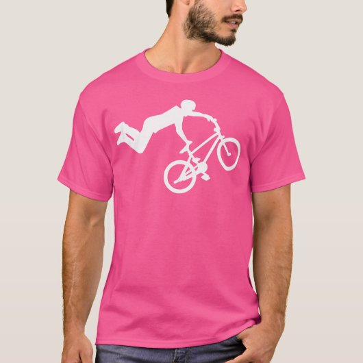 BMX-wielrenner T-shirt (Voorkant)