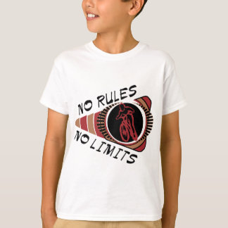 BMX zonder regels voor fietsen T-shirt