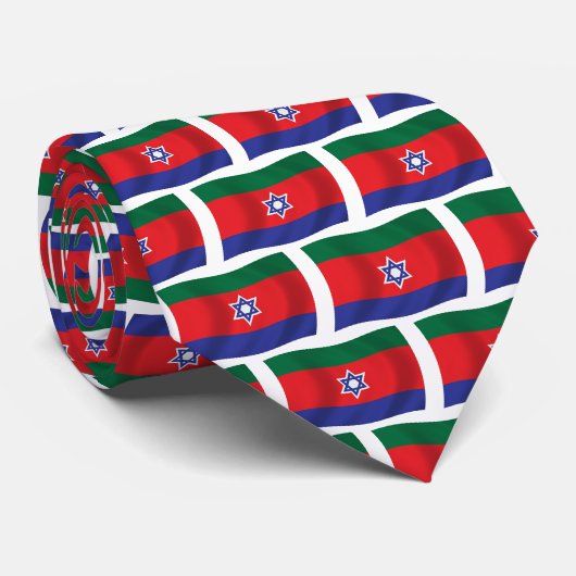 Bnei Menashe Vlag Stropdas (Opgerold)