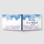 B'NEI MITZVAH moderne trendy paarse blauw waterver Gastenboek (Volledig)