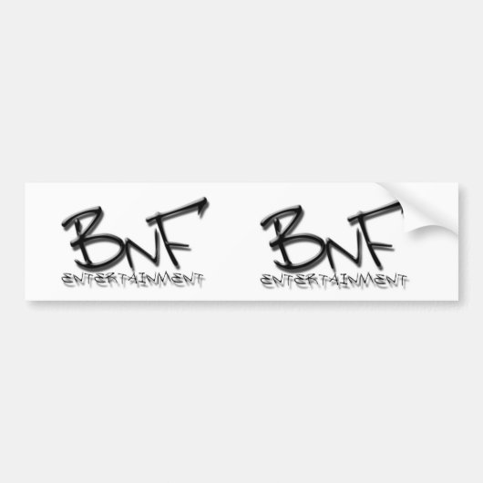 BnF-Bumpersticker Bumpersticker (Voorkant)