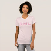 BNL Word Cloud - Roze T-shirt (Voorkant volledig)
