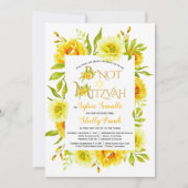 B'Not Mitzvah aanvraag 1 Uitnodiging (Voorkant)