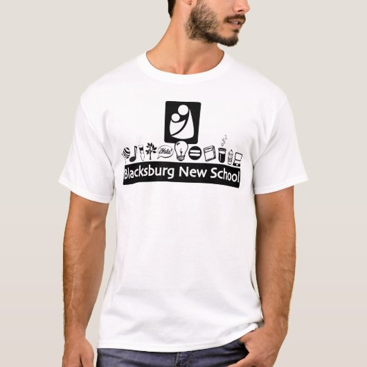 BNS B&W Logo Adult T-Shirt (Voorkant)
