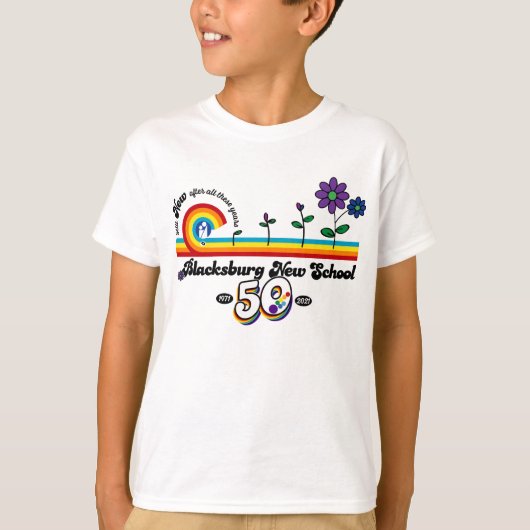 BNS viert het 50e Kinder Basis T-shirt (Voorkant)