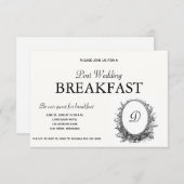 BNW Bloemenkrans Ontbijt uitnodiging (Voorkant / Achterkant)