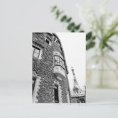 Bnw-gebouw in het park Güell in Barcelona Feestdagenkaart (Staand voorkant)