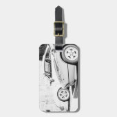 BnW luxeauto's Bagagelabel (Voorkant verticaal)