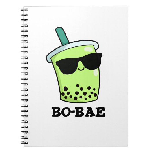 Bo-bae Grappige Boba Thee Grappenmaker  Notitieboek (Voorkant)