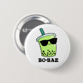 Bo-bae Grappige Boba Theepin Ronde Button 5,7 Cm (Voorkant /achterkant)