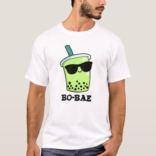 Bo-bae Grappige Boba Theepin T-shirt (Voorkant)