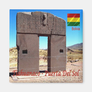 BO - Bolivia - Tiahuanaco - Zonnedeur Magneet