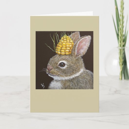 Bo de baby bunny card kaart (Voorkant)