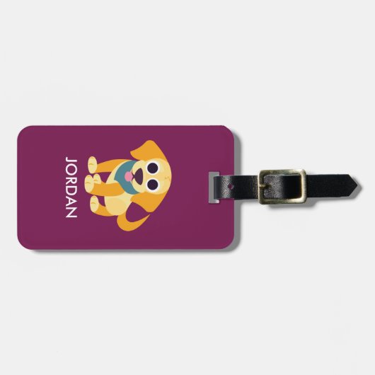 Bo de Dog Bagagelabel (Voorkant horizontaal)