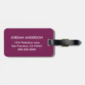 Bo de Dog Bagagelabel (Achterkant horizontaal)