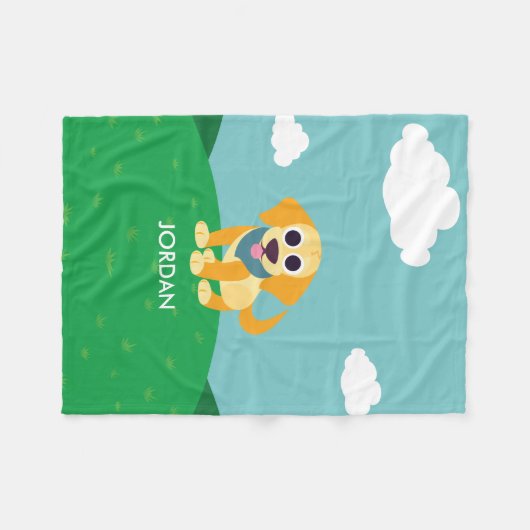 Bo de Dog Fleece Deken (Voorkant (Horizontaal))