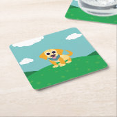 Bo de Dog Kartonnen Onderzetters (Schuin)