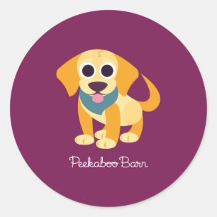 Bo de Dog Ronde Sticker