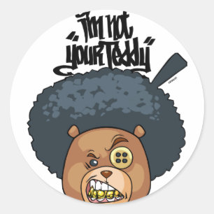 Bo Grillz Ronde Sticker