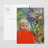 Bo in roze volken briefkaart (Voorkant / Achterkant)