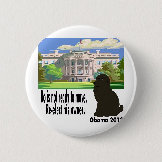 Bo is niet klaar om te verplaatsen ronde button 5,7 cm (Voorkant)