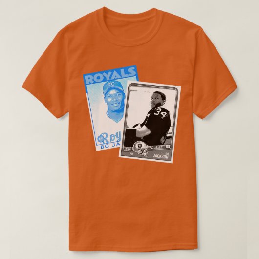 Bo Jackson Rookie ds T-shirt (Design voorkant)