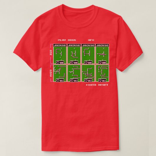 Bo Jackson speelt hardlopen T-shirt (Design voorkant)