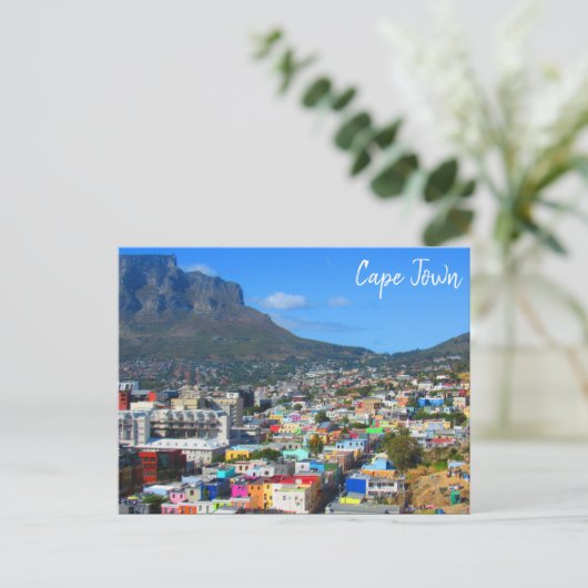 bo kaap cape briefkaart (Staand voorkant)