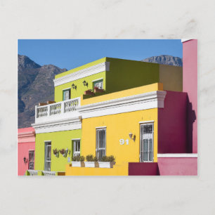 Bo-Kaap Houses Kaapstad Briefkaart