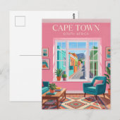 Bo-Kaap interieur Zuid-Afrika Briefkaart (Voorkant / Achterkant)
