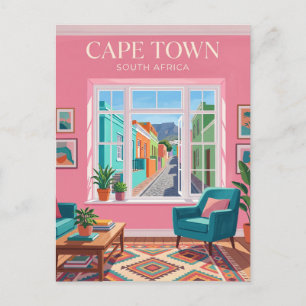 Bo-Kaap interieur Zuid-Afrika Briefkaart