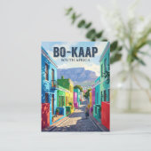 Bo-Kaap, Kaapstad Zuid-Afrika Briefkaart (Staand voorkant)