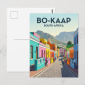 Bo-Kaap Zuid-Afrika Briefkaart (Voorkant / Achterkant)