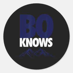 Bo kent Denver T-shirt - Bo kent Merch Ronde Sticker
