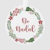 Bo Nadal - Vrolijk kerstfeest in Galicië, Wreate Ornament (voorkant)