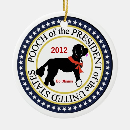 Bo Obama Holiday Ornament 2012 (Voorkant)