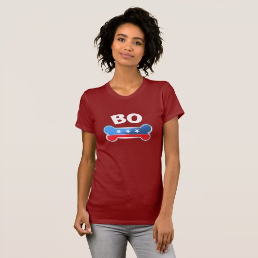 Bo Obama milkbone T-shirt (Voorkant volledig)